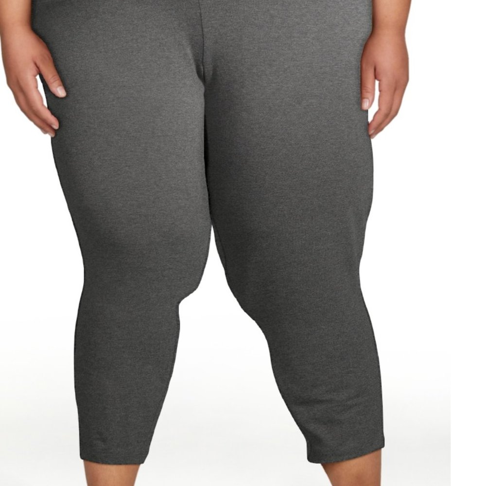 NWT: Terra & Sky Ultimate Leggings 0X-Charcoal